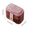 Jewelry Pouches Mini Packaging Box Holder Display Travel Gift Case Drop