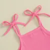 Bekleidungssets Kleinkind Baby Mädchen Zweiteilige Badeanzüge Sommer Bedrucktes Bikini-Set Strandmode Badeanzüge