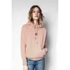 mens designer hoodie 21 Early Autumn New Women's ZV Photo Street Intersection Digital Print Pink Fleece Loose Hooded Sweater