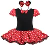 Kids Gift Party costume Cosplay Girl Ballet tutu Dressar Headband Girls Abito a pois abiti Bow5237292