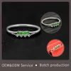 Delicate Highest Level Genuine Jade White Gold Diamond Sun Green Color Icy Jadeite Engagement Ring