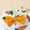 Clothing Sets Easter Born Baby Boy Bowtie Romper Suspender Shorts Set Infant Short Sleeve Lapel Collar Tops Shirt Outfit