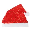 新しいクリスマスデコレーションレッドクリスマスハット子供の月の帽子ダブルレイヤーコンポジットスノーフレーク老人クリスマスハット