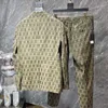 Desinger masculina blazers de algodón lino fashion diseñador de diseñadores clásico letra completa