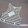 Mouwloze vestontwerpers Letter Celins top t shirts dames kleding mode sexy dames strandtanks tops voor vakantie 5xdf