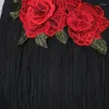 STATA Wear Skirt Latin Dance Falda personalizada Flor de bordada High End Sexy Fishtail Women's Cha Rumba