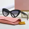 Mode Sonnenbrille für Frauen Designer Sonnenbrille Männer Oval Frame Shades Sonnenbrille Katzenauge Luxus Lunette Damen Sonnenbrille Designer Casual Uv400