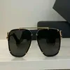 2233 Quadratische Pilot -Sonnenbrille für Männer Gold schwarz dunkelgraues Objektiv Brillen Frauen Gläser Modezubehör Sonnenbrille UV400 Eyewear282s