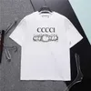 Summer Mens Designer gu футболка Casual Man Womens Loak Tees с буквами припечатка коротки