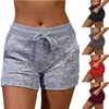 Frauen Shorts Ladies High Taille Workout Elastic Band Schnürdekor für Frauen Sport Fitnessstudio Vital Fitness Short Hosen