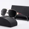 2024 New designer sunglass Fashion luxury Oval sunglasses for men summer shades polarized eyeglasses black vintage oversized sun glasses of women male with box