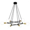Pendant Lamps Triangle Line Long Lights Living Room Dining Home American Modern Bar Hanging Fixtures