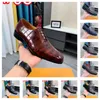 40Model Wysokiej jakości Business Buty Buty Oxford Mężczyźni oddychane skórzane buty gumowe formalne buty designerskie buty męskie biurowe buty ślubne