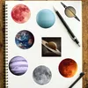 Gift Wrap Planet Universe Stickers Galaxy Moon Earth Mars DIY Toy Decorative Graffiti Decal For Phone Laptop Scrapbook Waterproof