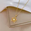 Anhänger Halsketten Edelstahl Kpop CZ Sternkragen Schlüsselbein Kette Hochwertige Sinnes Trendprodukte Mode Halskette für Frauen Schmuck