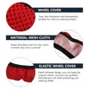 스티어링 휠 커버 마사지 커버 카 프로텍터 accesories suv for Women Mesh Cloth Miss Volantes para de mujer