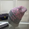 Designer beanie luxe muts gebreide muts temperament veelzijdige muts gebreide muts warme bloemenontwerp hoed Valentijnsdag cadeau erg leuk