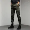 Herenbroek dihope vracht Casual multi -zakken Militaire tactische mannelijke uit het deler Rechte broek Lange broek Lange broek