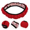 스티어링 휠 커버 마사지 커버 카 프로텍터 accesories suv for Women Mesh Cloth Miss Volantes para de mujer