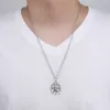 Ch Designer Cross Pendant Necklace Chromes S925 Sterling Silver Skull Round Card O-shaped Personalized Men's Women's Style Heart Sweater Chain Lover Gift Owx0