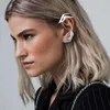 Backs Earrings Y2K Ear Clips Fashion Jewelry Skeletal Spine Alien Hooks Fashionable For The Modern Generation