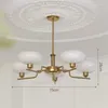 Chandeliers 2023 Bauhaus Medieval Modern French Bedroom Study Room Living Chandelier Designer Nordic Retro Lamp Pendant Lights