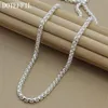 Colar Chain Silver Colar 925 Silver Fashion Sterling Jewelry Link Chain240T