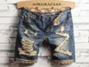 Masculino rasgado jeans curtos Roupas de marca de bermudas shorts de algodão respirável shorts masculinos Novo tamanho da moda 28404301479