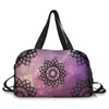 Duffel Bags Style hoogwaardige polyester reistas Mandala Patroon Hoogcapaciteit opvouwbare ontwerp Fit gaat uit naar reisexcursie