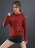 Camisas ativas fitness fidnem mulheres mangas de ioga rápida