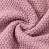 S tricoté né de swaddle wrap berceau courtepointe super doux pour enfant en bassin infantil canapé-littorage couvertures de couchage 10080cm 231222