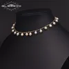 Glseevo Collier de cou de perle d'eau douce naturelle pour les femmes minimalisme à la main de luxe de luxe Bijoux de mariage cadeau GN0226 231222