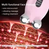 EMS Face Roller Massager Microcurrent Massage Skin Lyftmaskin Anti Wrinkle Double Chin Remover V Face Slimmer Lift 231222