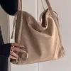 Evening Bags Fashion Designer Large Capacity Drawstring Soft Leather Women Tote Korean 2023 Simplicity Versatile Shoulder Girls