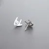 Everfast New Palm Earring Minimalistic I LOVE YOU Sign Stainless Steel Earrings Studs Fashion Ear Jewelry For Women Girls T107323L