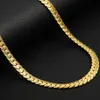 Colliers pour hommes Color Gold en acier inoxydable Longues chaînes Collier 2021 Couleurs Cadeaux de coul