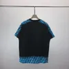 23SS Дизайнерская буква напечатана T Рубашки Tee Stuthshirt Fashion High Street Короткие рукава Летни