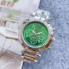 Designer Versage Vercaces Herrenuhr New Sage Three Eye Six Needle Quartz Steel Band Watch Strap Roman Cute Trend