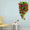 Decoración de la fiesta 2 pcs pared colgante de fruta decorativa accesorio de fruta falsa simulación de vides de planta plástica plantas para niños realistas