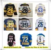 Rasmus Dahlin Hockey Jersey Tage Thompson Alex Tuch Kyle Okposo Jeff Skinner JJ Peterka Casey Mittelstadt Dylan Czezens Greenway Zach Benson Connor Clifton Sabel