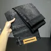 Men's Jeans 2024 Spring Tapered Ripped Loose Fashion High-End All-Match Simple Slim Black Gray Long Pants