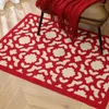 Carpets Year Red Scrape Door Mats Ourdoor Indoor Non-Slip Doormat For Entrance Kitchen Floor Mat Home Rug Carpet Housewarming Gift