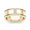 14k Yellow Gold FL Diamond Ring for Men Women Classic Anillos de Bizuteria 14K Gold Wedding Fine Jewelry Ring for Man Gemstone1254T
