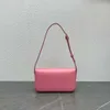 Boîte en cuir authentique de la qualité supérieure Teen Triomphe Bag d'épaule printemps d'été Nouveau Triomphe Arc de Pink Original Cowhide Single Arm sous les bras avec un vrai logo