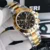 Met diamanten luxe heren horloge ontwerper horloges mechanisch automatisch 40 mm saffier vouwbespeling 904L roestvrij staal siliconen strap montre de luxe dhgate