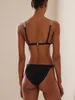 Dames Swimwear Lage Taille Micro Black Bikini Set 2023 Zomer Vrouw Mode Swimsuit en Cover Up Beach Wear Vacation Biquini Sexy