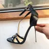 Sandaler Solid Naken Summer Women 16cm Super Thin High Heel Ankle Strap Fetisch Cosplay Show Man Cross Dresser Pumps Unisex Shoes