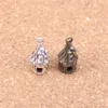 52pcs Antique Silver Bronze Plated Flower House Cabin Charms Pendants Pending Collier Bracelet Bangle Résultats 18 7 7 mm289w