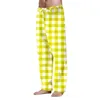 Men's Pants Fashion Casual Plaid Loose Sports Pajama Star Boy Power Warm Comfortable