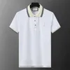 Mens Designer Polo Casual Shirts For Man High Street Italy Brodery Printing Brands Kläder Fashionabla korta ärmar Kläd Tees